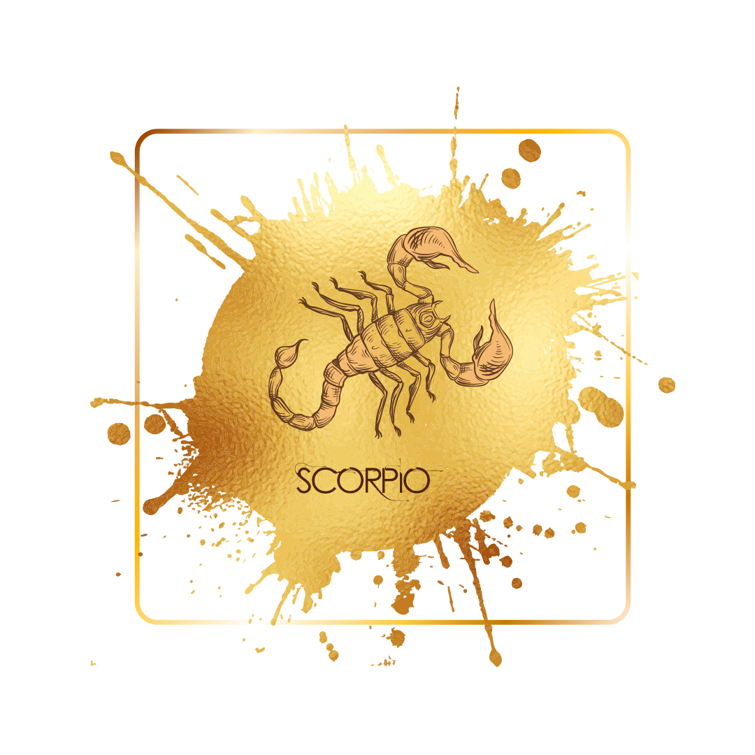 Scorpio zodiac symbol png, Golden Scorpio symbol PNG, Scorpio gold PNG transparent images, Zodiac Scorpio png images